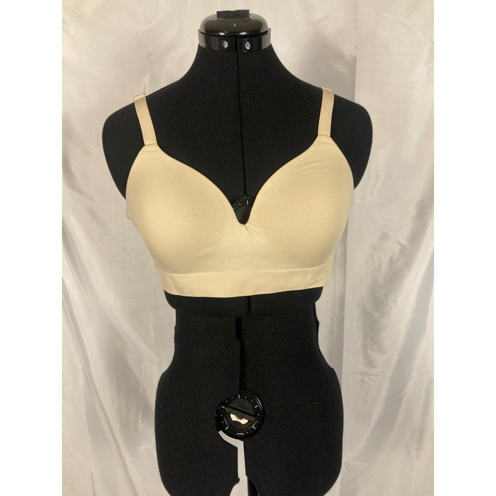 L Truekind Wireless Everyday Bra Tan Beige Padded